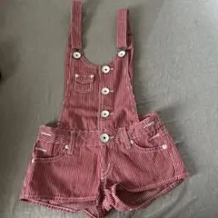 ❤️ココルル❤️ストライプ サロペット ショートパンツのサムネイル