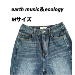 ★美品【アースミュージック&エコロジー】ラインストーンフレアデニム Mサイズ