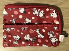 PEANUTS 스누피 파우치 레드