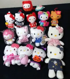 サンリオ ハローキティ ぬいぐるみ マスコット 平成レトロ有り まとめ売り