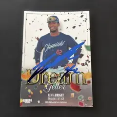 2025bbm 2nd DREAM GETTER ブライト健太　100枚限定