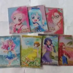 プリキュア　ウエハースカード　7枚セット　HR