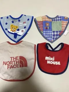 ミキハウス・ノースフェイス スタイ4点セット