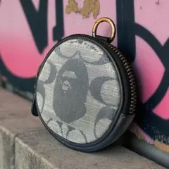 激レア✨コーチ　エイプ　コラボ　コインケース　円形　丸型　小銭入れ