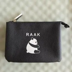 RAAK パンダ柄 ミニ財布　ポーチ