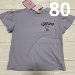 サンリオ　タイニーチャム　Tシャツ 80 ベビー　キッズ　Sanrio パープルのサムネイル