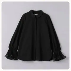 UNITED ARROWS TOKYO オーガンジープリーツ カフス ブラウスのサムネイル