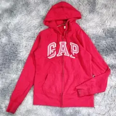 GAP【XXS】ジップアップパーカー　ピンク　厚手　レディース　小さいサイズ