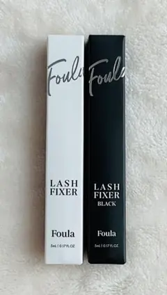 【5mlミニサイズ】Foula LASH FIXER クリア＆ブラック セットのサムネイル