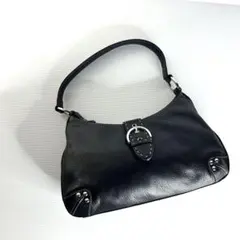 極美品 archive ショルダーバッグ レザー ベルト ソーホー ブラック