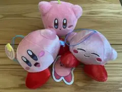 カービィ ぬいぐるみ 3体セット ストラップ付き