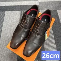 ★【訳あり新品】軽量1200DBR/26cmビジネスシューズ