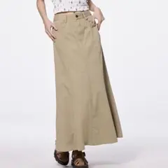 ジーユー フレアマキシスカート
