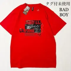 タグ付き未使用 BAD BOY 刺繍ロゴ ビッグ プリント Tシャツ XL