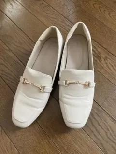 【Oriental Traffic】跳べるパンプス スクエアトゥビットローファー