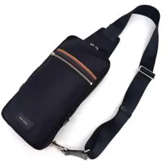 ✨美品✨ポールスミス　ボティバッグ　マルチストライプ　ブラックのサムネイル