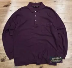 ポロシャツ 古着 80s Eddie Bauer エディーバウアー トレーナー