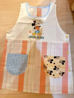 ミッキーマウス エプロン フリーサイズ