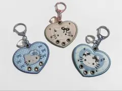 サンリオ キティ 刺繍カスタムキーホルダー 3点 未使用