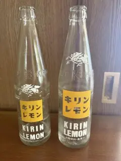 当時物　未開封　キリンレモン　キリンオレンジとケース　昭和　レトロ　瓶 当時物 未開封 キリンレモン キリンオレンジとケース 昭和
