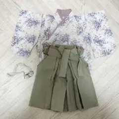 tsukihana 袴 セット 70〜80cm 花柄 初節句 つきはな S