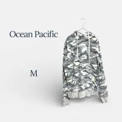 オーシャンパシフィック パーカー プルオーバー 迷彩 カモフラ カジュアル M