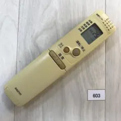 SANYO サンヨー エアコンリモコン RCS-ZP1 603のサムネイル