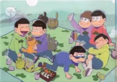 1.おそ松さん　クリアファイル　PASH! 2016年3月号付録