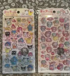 【正規品】うるちゅるポップシール　サンリオ　集合2種セット