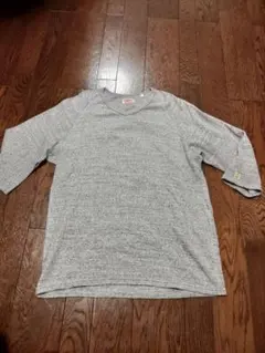 ハリウッドランチマーケット　七分袖　5　グレー　黄色