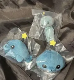 教育番組　フロッキーフィギュア(しょんぼり) ぬいぐるみバッジ(通常&退化)