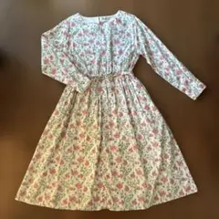 アフタヌーンティー　リバティ　コットンワンピース
