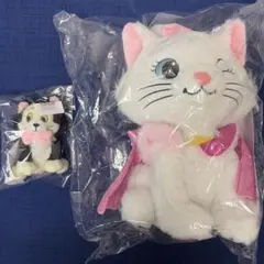 ディズニー マリー BIGぬいぐるみ　A賞、B賞2個セット　Happyくじ