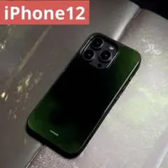 【新入荷】iPhone12ケース グリーン