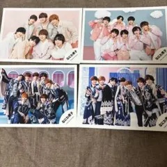 なにわ男子 公式写真 集合写真 4枚セット