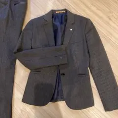 セットアップ グレー ストラップ フレア