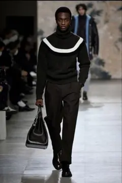 PRADA archive 2011aw レイヤードニット モックネックニット - メルカリ