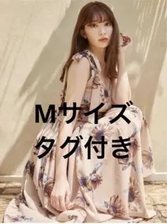Sunflower-Printed Midi Dress M【タグ付き】のサムネイル