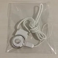 送料込み 匿名配送 未開封 2WAY ホワイト 白 ストラップ iPhone