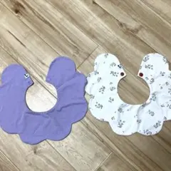 Konny 紫色と花柄　スタイセット