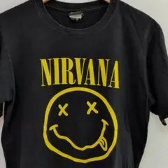 ニルヴァーナ　バンドtシャツ　スマイリーフェイス　両面プリントのサムネイル