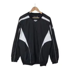 ミズノ　ウィンドブレーカー　Vジャン　ビッグサイズ　野球ウェア　ブラック　O