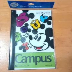 東京ディズニーリゾート ミッキー キャンパスノート カバー付き