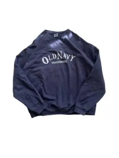 OLD NAVY 90's スウェット　ナス紺　フェード