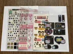 【平成レトロ】　サンリオ　シール　まとめ売り　4点　ハローキティ　パティ＆ジミー