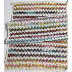 カラフル☆ジグザグボーダーのブランケット fuwarico 大判 ブランケット