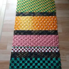 鬼滅の刃 和柄ミックスキルティング生地はぎれ