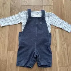 組曲　ベビー　ロンパース　オーバーオール　ロンT セット