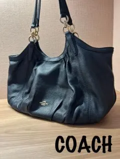 COACH コーチ Lily リリィ ショルダーバッグ トートレザー ブラック
