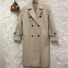 ★GU★ジーユー 2WAY トレンチコート 【S】 ロング丈 オーバーサイズ